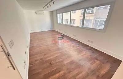 Conjunto comercial venda e locaçao, 32 m2 , 1 banheiro, 1 vaga no jardim paulista, são paulo, sp.
