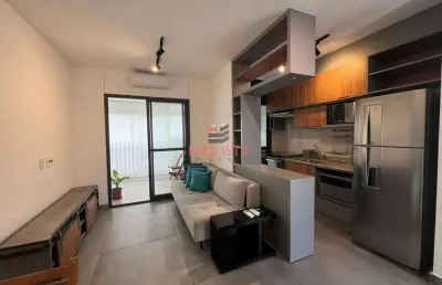 Apartamento mobiliado com 2 dormitorios e vaga para locação na vila mariana