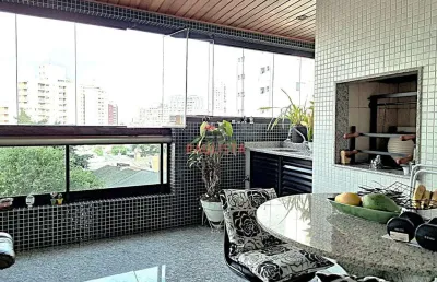 Apartamento à venda com 156m² a apenas 190m do metrô - 3 suítes e varanda gourmet e lazer.p