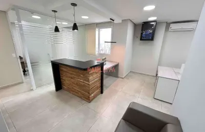 Conjunto comercial mobiliado locação, 157 m2, 5 salas, 3 banh, 4 vagas, liberdade, são paulo, sp