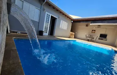 Casa de festa completa com 2 dormitórios à venda, 72 m² por r$ 350.000 - jardim europa - barretos/sp