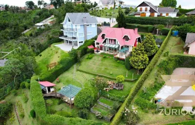 Belíssima casa a venda, 223 m² por r$ 2.150.000 - altos do capivari - campos do jordão/sp