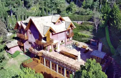 Casa com 7 dormitórios à venda, 958 m² por r$ 4.950.000,00 - vila capivari - campos do jordão/sp