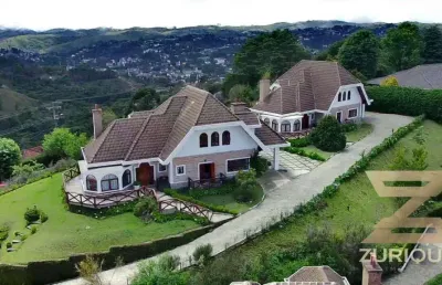 Casa com 4 dormitórios à venda, 375 m² por r$ 1.800.000,00 - alataia - campos do jordão/sp