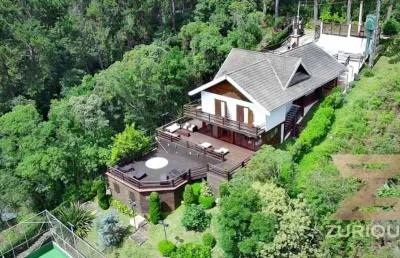 Casa com 4 dormitórios à venda, 400 m² por r$ 3.000.000,00 - parque imbiry - campos do jordão/sp
