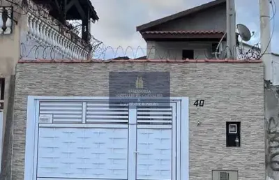Sobrado alto padrão à venda na guilhermina - praia grande - sp: