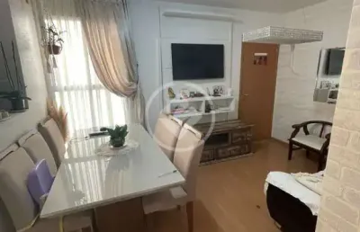 Apartamento com 2 dormitórios, semi-mobiliado de 44m2 em forquilhas codigo: 67642