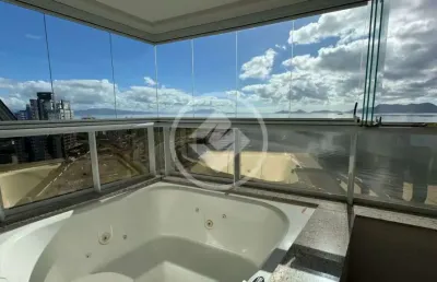 Beira-mar continental – 3 suítes com jacuzzi, vista para o mar e ponte hercílio luz – hamilton araújo codigo: 120112