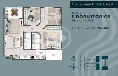 Recanto dos corais - melhor planta do prédio! entrega em 2027 codigo: 137973