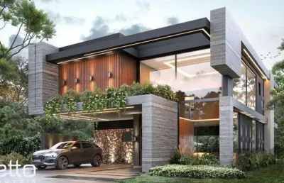 Belíssima casa em construção para comprar , dentro de condomínio de luxo!!