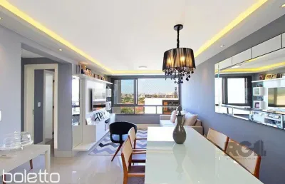 Apartamento 2 dormitórios com suíte e 2 vagas de garagem no higienópolis