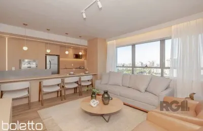 Apto de 1 dormitório com 60m² pronto para morar com 2 vagas e vista panorâmica