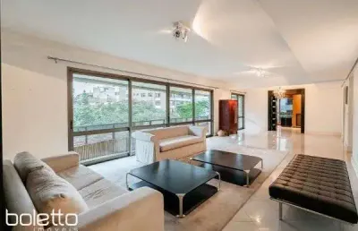 Apartamento 3 suítes, 301m², 4 vagas, semi-mobiliado – bela vista