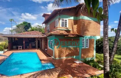 Casa com 5 dormitórios à venda, 470 m² por r$ 1.400.000,00 - condomínio aldeia da jaguara - jaboticatubas/mg