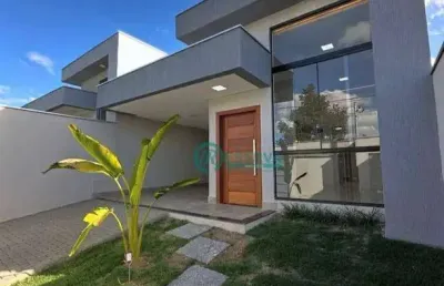 Casa com 3 dormitórios à venda, 116 m² por r$ 699.000,00 - villa paradiso - lagoa santa/mg