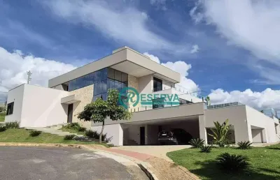 Casa com 4 dormitórios, 370 m² - venda por r$ 3.900.000,00 ou aluguel por r$ 20.450,00/mês - condomínio gran royalle - confins/mg