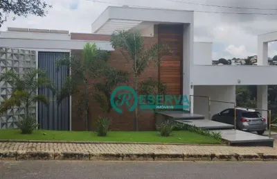 Casa com 4 dormitórios à venda, 241 m² por r$ 2.500.000 - condomínio champagne - lagoa santa/mg