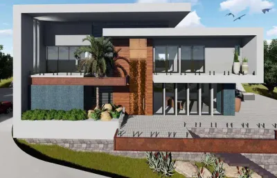 Casa com 4 quartos em construção em condomínio no quebra frascos, teresópolis.