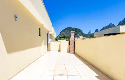 Cobertura aconchegante de 4 quartos no alto, teresópolis.