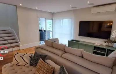 Oportunidade! cobertura duplex de alto padrão, 04 suites, 04 vagas, 291 m² - vila andrade - morumbi.