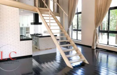 Oportunidade apartamento duplex loft à venda na vila andrade-morumbi, 1 suite, 2 vagas - 188m2.,  ref. lf0005.