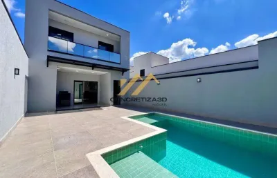 Sobrado à venda em indaiatuba, condomínio jardim toscana, com 3 suítes, com 183 m²