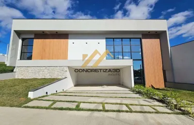 Casa à venda em indaiatuba, condomínio gran reserve, com 3 suítes, com 228 m², park gran reserve