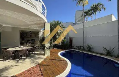 Sobrado à venda em indaiatuba, jardim vila paradiso, com 3 suítes, com 428 m², jardim vila paradiso