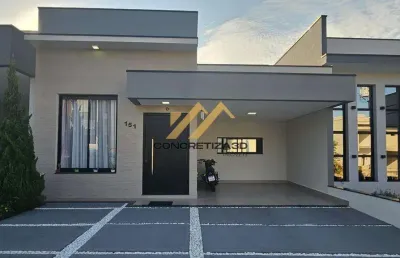 Casa com 3 suítes à venda, 150 m² - condomínio mantova - indaiatuba/sp