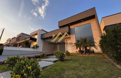 Casa à venda em indaiatuba, condomínio evidências, com 3 suítes, com 205 m²