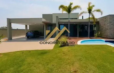 Casa à venda em indaiatuba, terras de itaici, com 3 suítes, com 261 m², terras de itaici