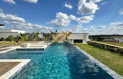 Casa à venda em indaiatuba, jardim indaiatuba golf, com 4 suítes, com 403 m²