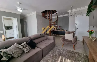Apartamento duplex à venda em indaiatuba, vila sfeir, com 3 quartos, com 146 m²