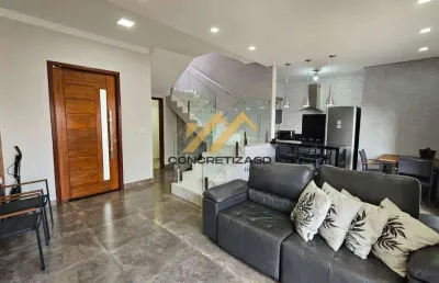 Sobrado à venda em indaiatuba, jardins do império, com 3 quartos, com 143 m², condomínio vila rica