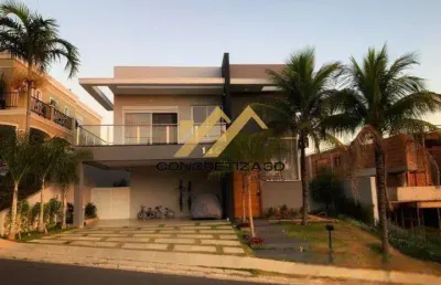 Sobrado à venda em indaiatuba, jardim vila paradiso, com 3 suítes, com 378 m²