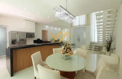 Sobrado à venda em indaiatuba, jardins di roma, com 3 suítes, com 242 m², condomínio jardins di roma