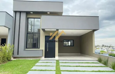 Casa à venda em indaiatuba, park gran reserve, com 3 suítes, com 144 m², park gran reserve