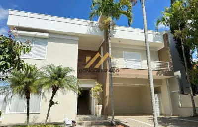 Sobrado à venda em indaiatuba, jardim residencial santa clara, com 5 suítes, com 386 m²