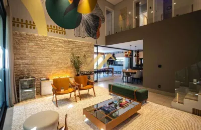 Sobrado com 4 suítes à venda, 510 m² - condomínio santa clara - indaiatuba/sp