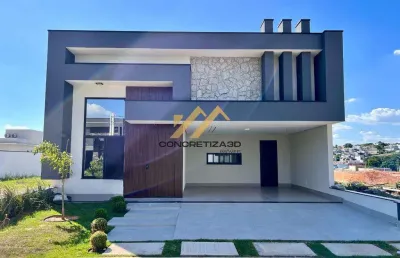 Casa à venda em indaiatuba, loteamento park gran reserve, com 3 suítes, com 190 m²