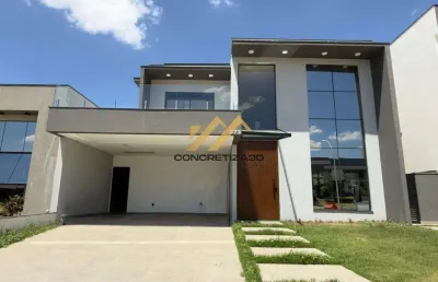 Sobrado à venda em indaiatuba, jardim esplanada, com 4 suítes, com 261 m², condomínio dona lucilla