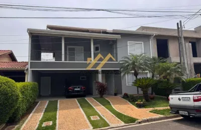 Sobrado à venda em indaiatuba, chácara areal, com 4 suítes, com 335 m², jardim villa romana