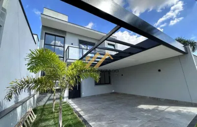 Sobrado à venda em indaiatuba, jardins do império, com 3 quartos, com 155 m², condomínio vila paraty