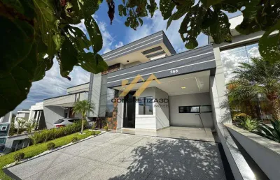Casa à venda em indaiatuba, loteamento park gran reserve, com 3 suítes, com 145.24 m²