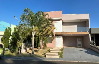 Sobrado para alugar em indaiatuba, jardim residencial maria dulce, com 3 suítes, com 278 m²