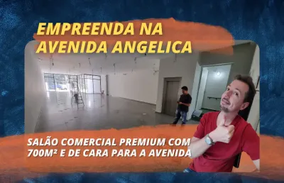 Salão comercial premium para locação na avenida angelica