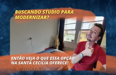 Studio excelente para modernizar e revitalizar - barra funda e santa cecilia