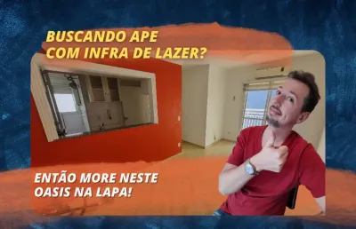 Apartamento com 2 dormitorios com uma suite na lapa e infraestrutura de lazer!