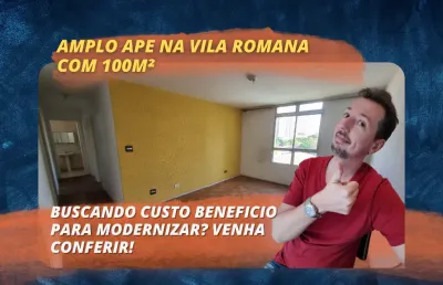 Apartamento de 2 dormitorios com comodos amplos na vila romana - na rua aurelia