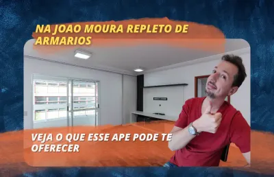 Apartamento de 2 dormitorios com suite na rua joao moura - 75m²